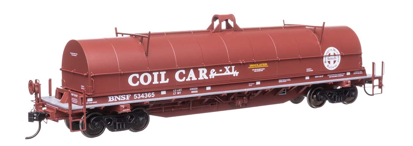 Walthers Proto HO BNSF #534365 52' NSC Type II Coil Car