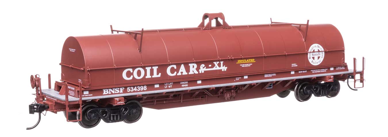 Walthers Proto HO BNSF #534398 52' NSC Type II Coil Car