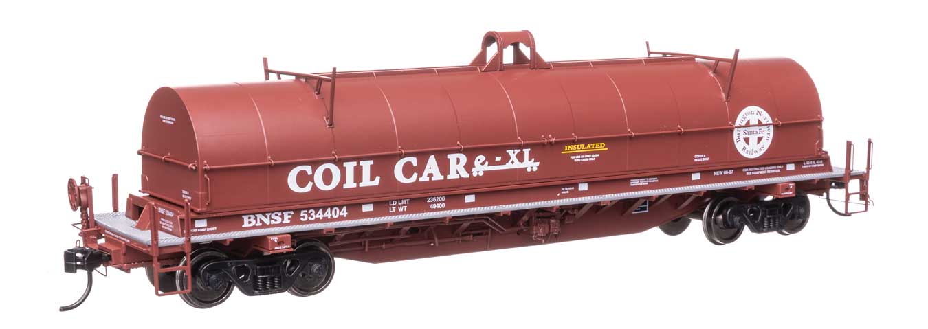 Walthers Proto HO BNSF #534404 52' NSC Type II Coil Car