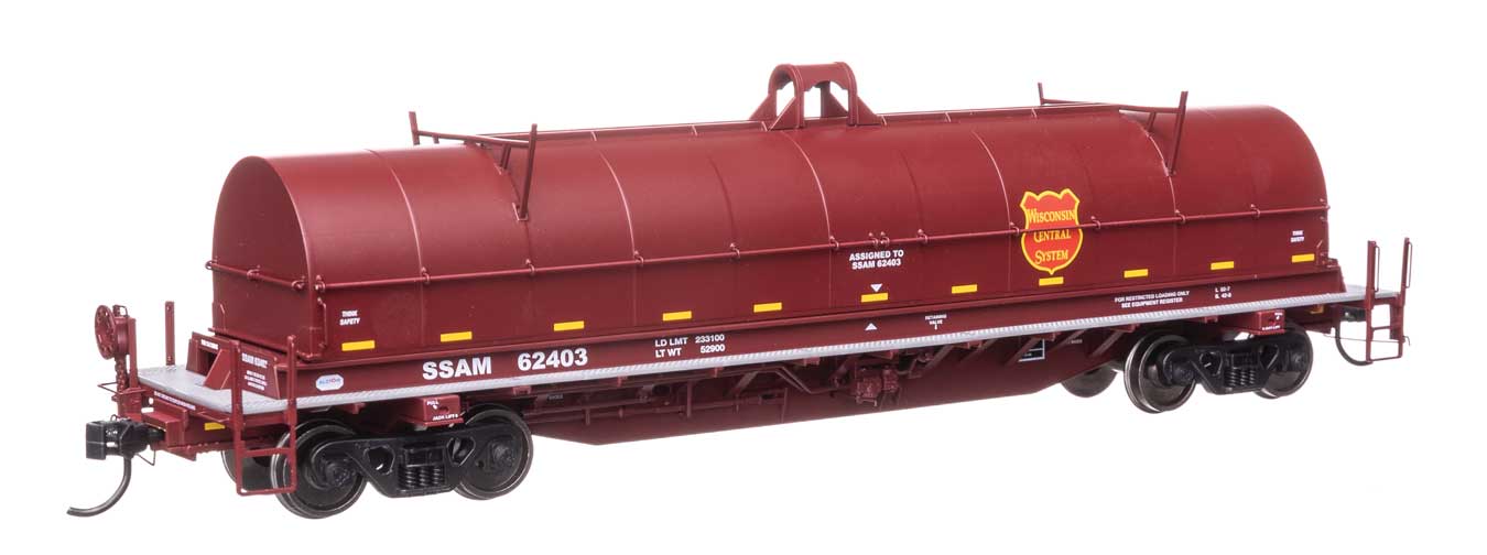 Walthers Proto HO Wisconsin Central #62403 52' NSC Type II Coil Car