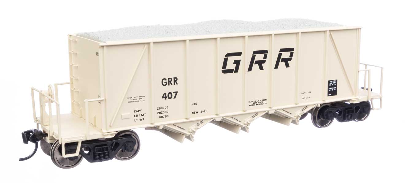 Walthers Proto HO Georgetown Railroad #407 40' Ortner 100-Ton Open Aggregate Hopper