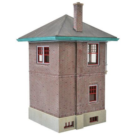 Walthers Cornerstone HO Scale Pennsylvania Railroad Block & Interlocking Station Kit 27/16 x 31/8 x 47/8" 6.1 x 7.9 x 12.3cm