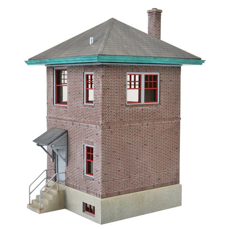 Walthers Cornerstone HO Scale Pennsylvania Railroad Block & Interlocking Station Kit 27/16 x 31/8 x 47/8" 6.1 x 7.9 x 12.3cm