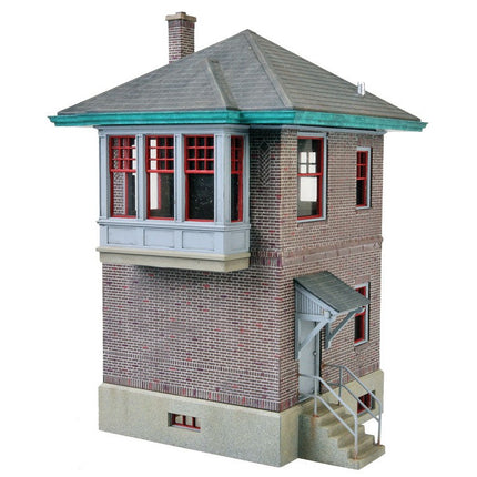 Walthers Cornerstone HO Scale Pennsylvania Railroad Block & Interlocking Station Kit 27/16 x 31/8 x 47/8" 6.1 x 7.9 x 12.3cm