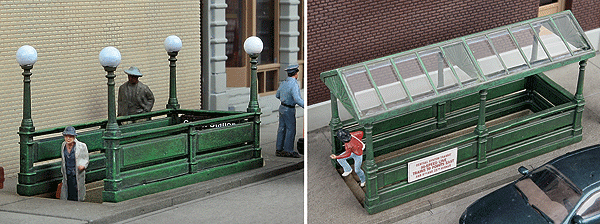 Walthers Cornerstone HO Scale Subway Entrance