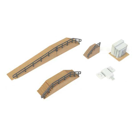 Walthers Cornerstone N Scale Concrete Grocery Warehouse Kit