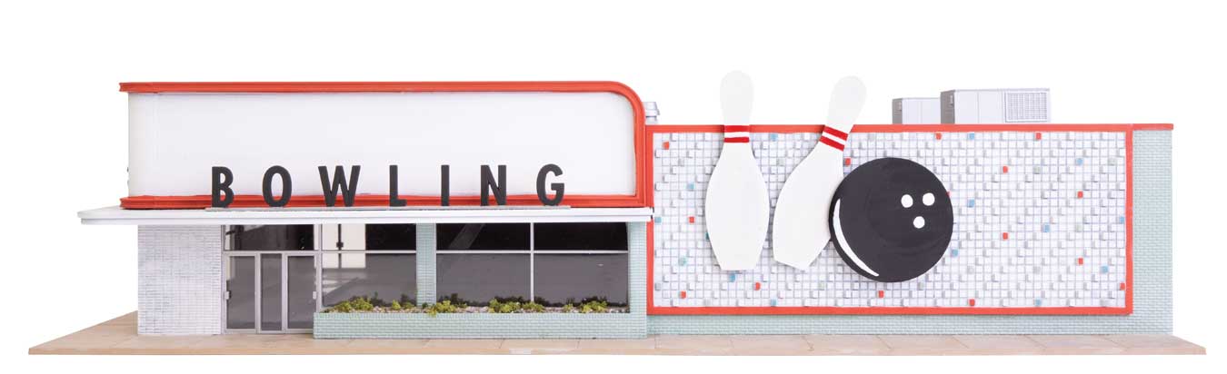 Walthers Cornerstone HO Scale Vintage Bowling Alley