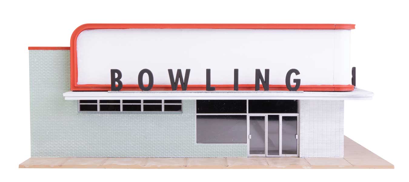 Walthers Cornerstone HO Scale Vintage Bowling Alley