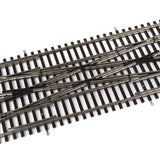 Walthers Code 83 Nickel Silver DCC-Friendly #6 Double Crossover Length: 18-3/4"  47.6cm; Track Centers: 2"  5.1cm