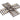 Walthers HO Scale Code 83 90 degree crossing track 83090 nickel silver rails