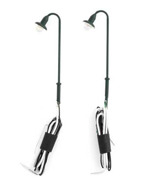 Walthers SceneMaster Station Platform Light LED Streetlight 2-Pack #949-4801 | Fusion Scale Hobbies