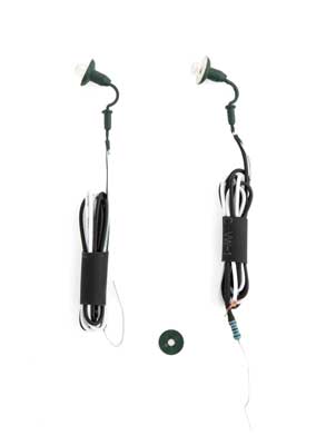 Walthers SceneMaster Wall Mount LED Streetlight 2-Pack #949-4802 | Fusion Scale Hobbies