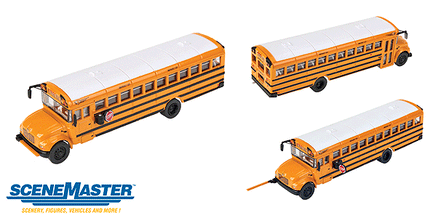 Walthers International(R) International(R) CE School Bus - Yellow w/ White Roof