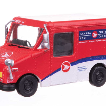 Walthers SceneMaster HO Scale Canada Postal Service 1998 Present Scheme Long Life Vehicle (LLV) Mail Truck | Fusion Scale Hobbies