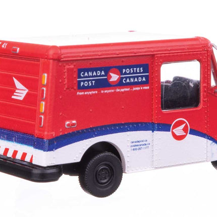 Walthers SceneMaster HO Scale Canada Postal Service 1998 Present Scheme Long Life Vehicle (LLV) Mail Truck | Fusion Scale Hobbies