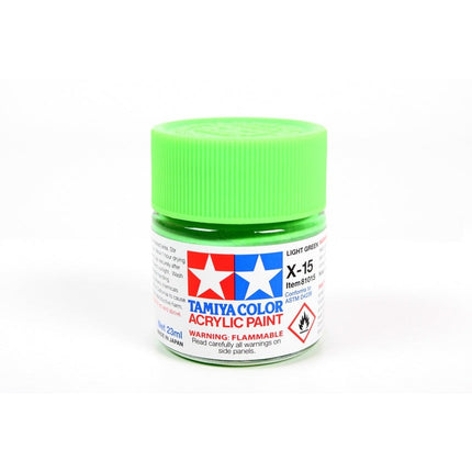 Tamiya Acrylic X-15 Light Green 23ml Bottle