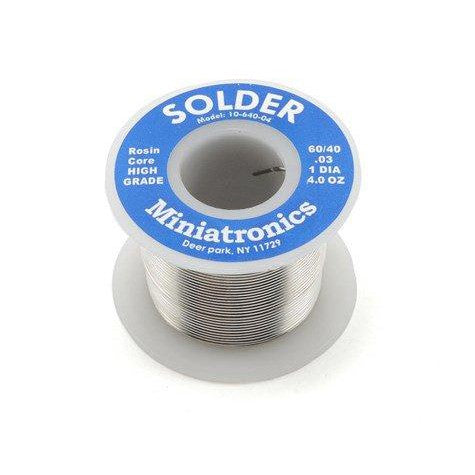 Miniatronics Rosin Core Solder 60/40  [4 oz] MNT1064016