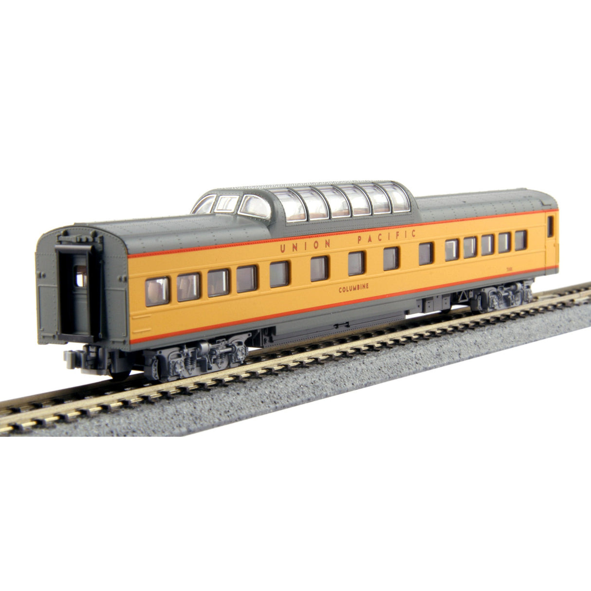 Kato N Scale Union Pacific UP Excursion Train 7-Car Set 106-086