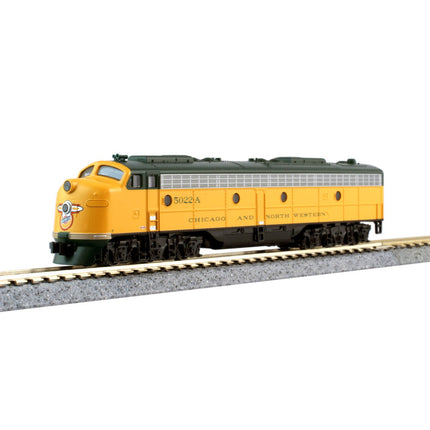 Kato N CNW '400' Bi-Level 6-Unit Psg.Set/E8A Diesel #5022-A w/(5)