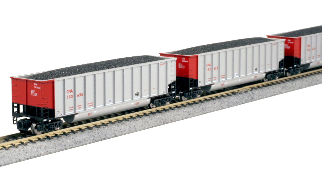 Kato N Scale Canadian National Bethgon Coal 8 Cars