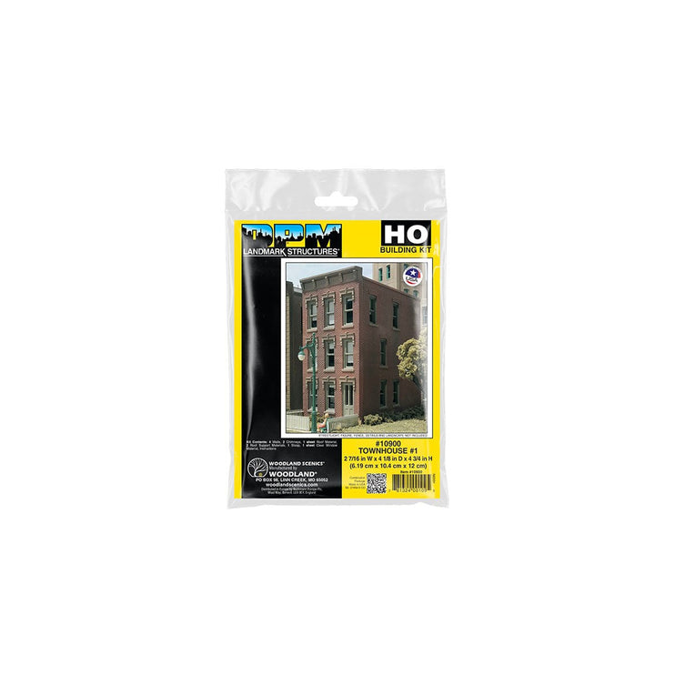 Woodland Scenics HO Scale Townhouse #1 DPM Kit