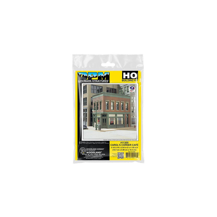 Woodland Scenics HO Scale Carol's Corner Cafe DPM Kit