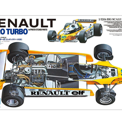 Tamiya 12033 1/12 Renault RE-20 Turbo w/PE Parts