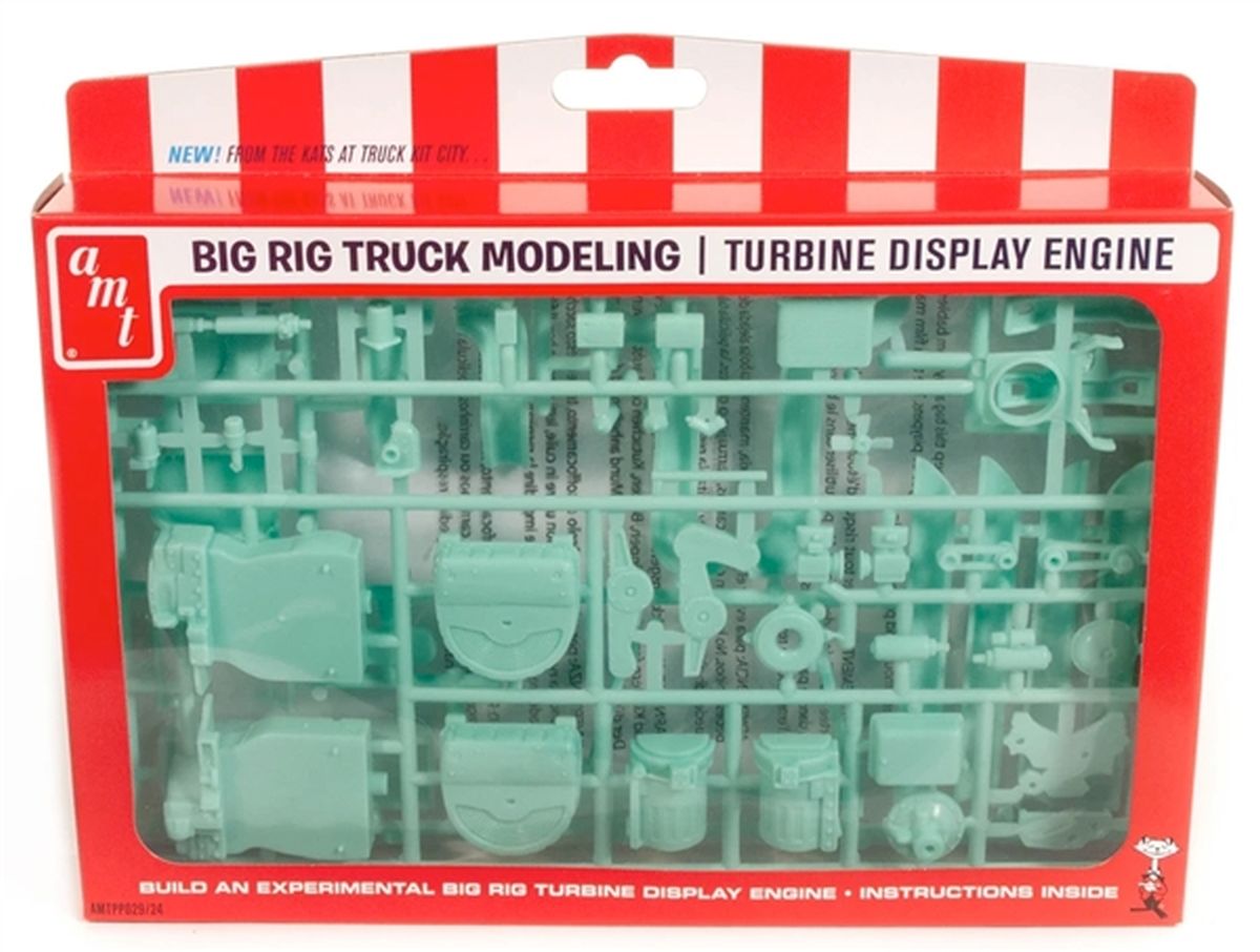Big Rig Engine Block Colors AMT Big Rig Turbine Engine Parts Pack Skill 2 – Fusion Scale Hobbies
