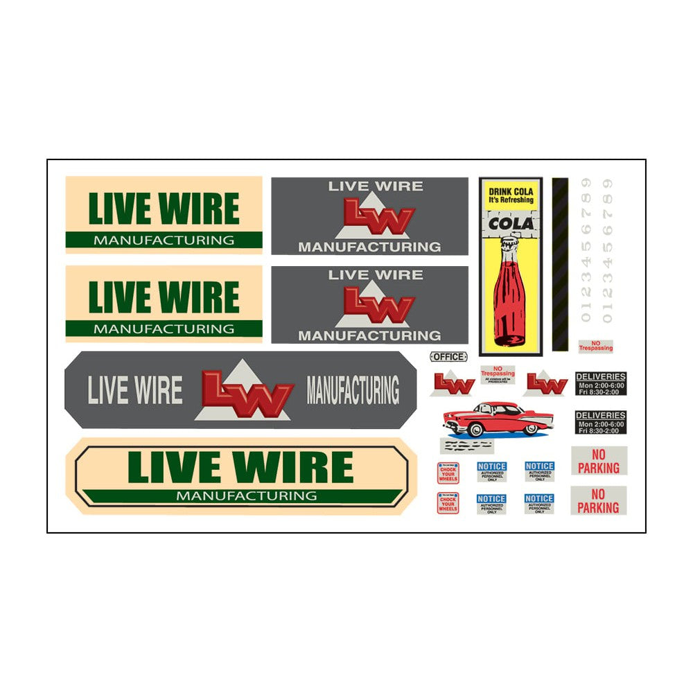 Woodland Scenics HO Scale Live Wire Manufacturing DPM Kit