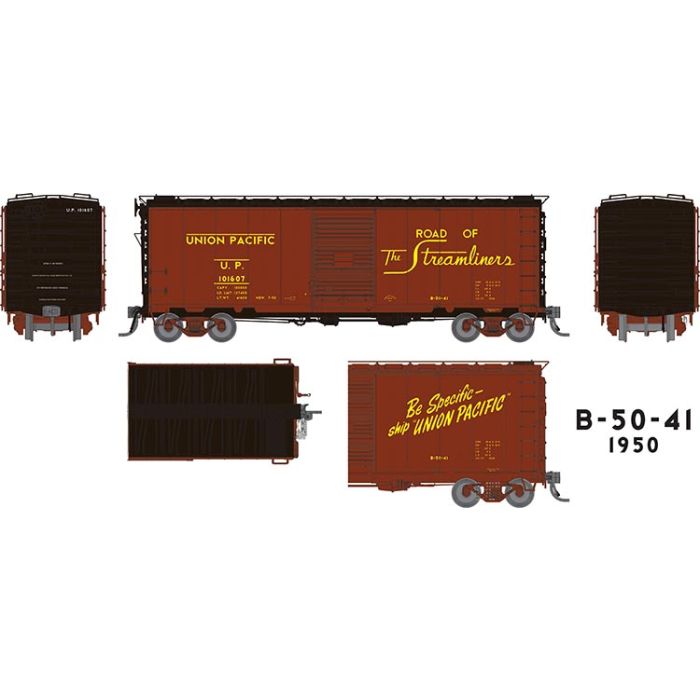 Rapido HO Scale Union Pacific 40' B-5-41 Box Car| Fusion Scale Hobbies