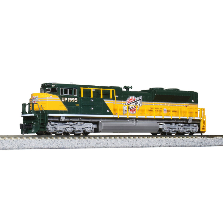 Kato N EMD SD70ACe Union Pacific #1995 (Chicago & Northwestern Heritage Scheme) DCC