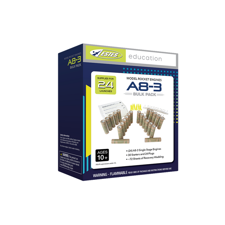 Estes A8-3 Bulk Pack/24pc