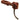 Kadee #1900R 1 Scale Type E Straight Centerset Shank Couplers - Coupler Only - Rust