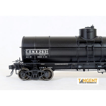 Tangent CONX “Continental Oil 1923+ Lease” GATC 1917-design 8000 Gallon Tank Car #2631