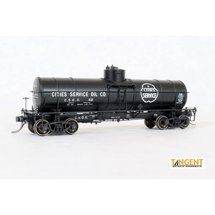 Tangent CSOX “Cities Service Oil (Penn)” 1937+ GATC 1917-design 8000 Gallon Tank Car #74