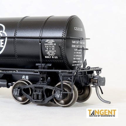 Tangent CSOX “Cities Service Oil (Penn)” 1937+ GATC 1917-design 8000 Gallon Tank Car #74