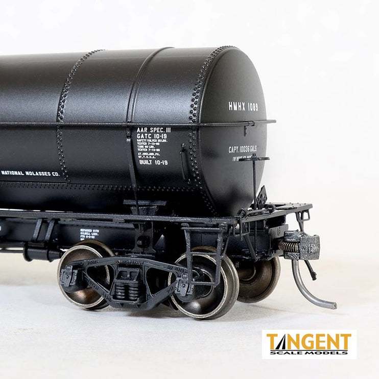 Tangent HMHX "Black Lease" 1963+ GATC 1917-design 10000 Gal. Tank Car  #1040