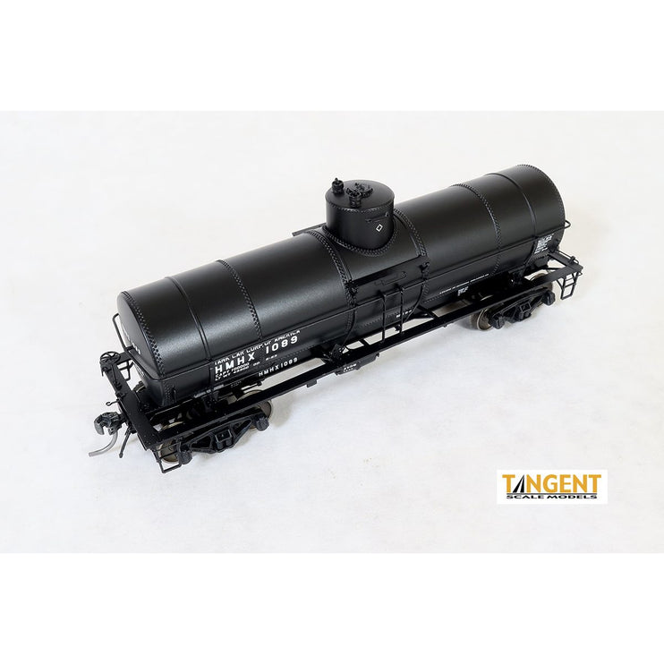 Tangent HMHX "Black Lease" 1963+ GATC 1917-design 10000 Gal. Tank Car  #1040