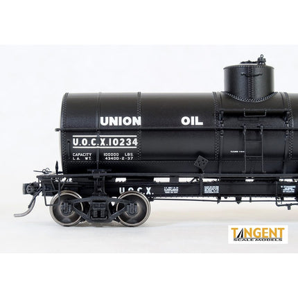 Tangent UOCX "Union Oil of California" 1937+ GATC 1917-design 10000 Gal. Tank Car #10228