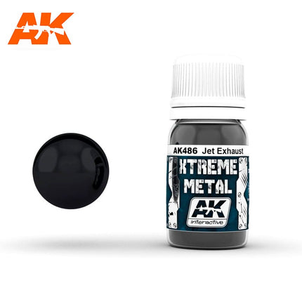 AK Interactive Xtreme Metal Jet Exhaust Metallic Paint 30ml Bottle