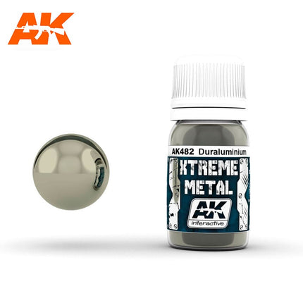 AK Interactive Xtreme Metal Duraluminum Metallic Paint 30ml Bottle