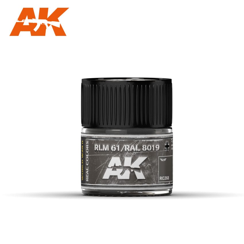 AK Interactive Real Colors RLM 61 / RAL 8019 10ml