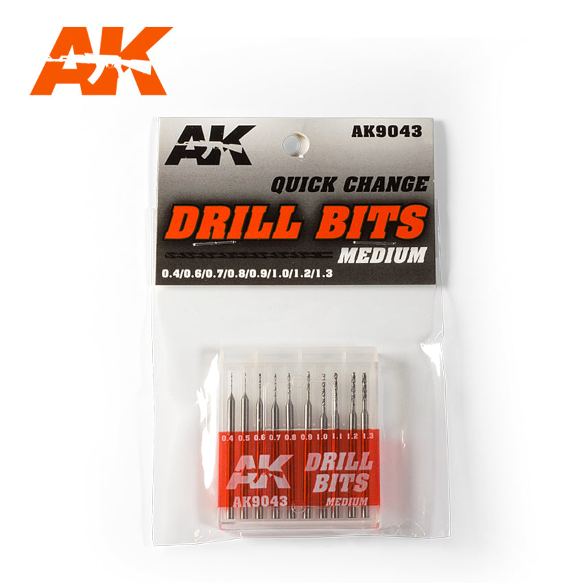 AK Interactive Drill Bits (0.4-1.3)