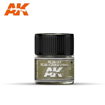 AK Interactive Real Colors RLM 02 RLM-GRAU (1941) 10ml