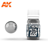 AK Interactive Xtreme Metal Stainless Steel Metallic Paint 30ml Bottle
