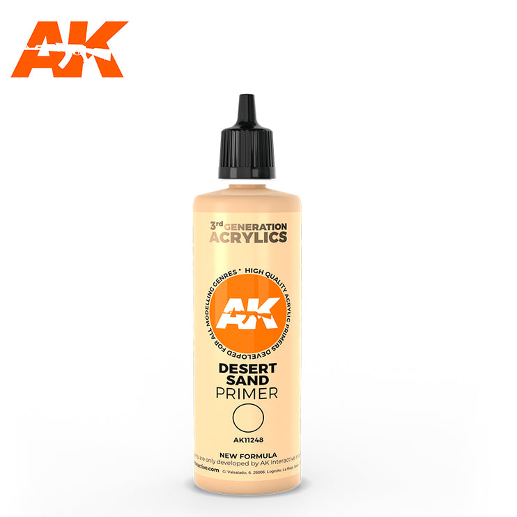 AK Interactive 3G Desert Sand Primer 100ml