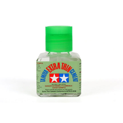 Tamiya Extra Thin Cement 40ml Jar with Brush TAM87038