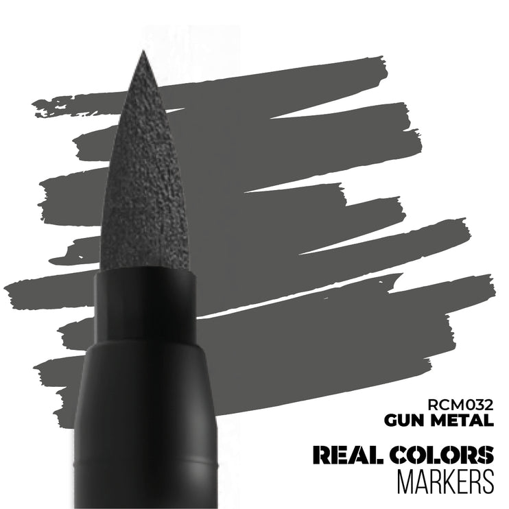 AK Interactive Real Colors Markers Gun Metal RCM032