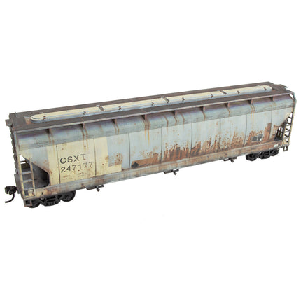 Micro Trains HO Scale CSXT Weathered Hopper Kit RD# CSXT 247177