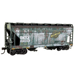 Micro Trains HO Scale Chicago & Northwestern CNW 175505  Weathered 2 Bay Covered Hopper Kit
